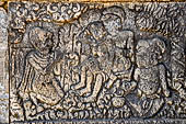 Candi Panataran - central platform called Pendopo Terrace is richly decorated with reliefs and nagas. 